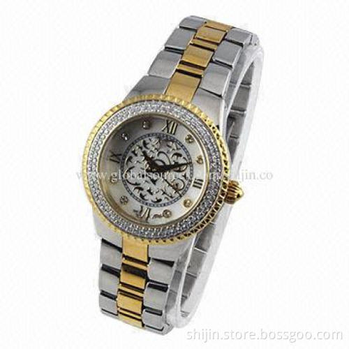 5ATM Stainless Steel Men's Watches with Shell Dial